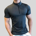 Camiseta Polo Esportiva - Gola Zíper Flexível