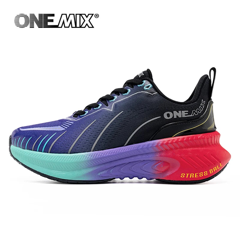 Tênis Esportivo ONEMIX Bumper Elite 3.0 com Placa de Carbono e com Solados Antiderrapantes