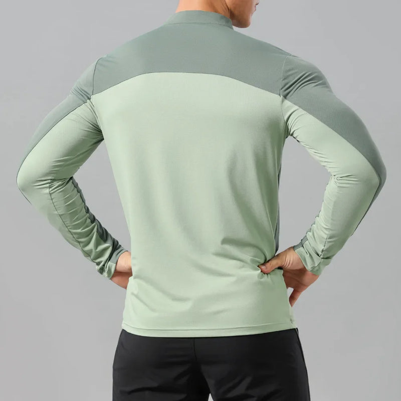Camisa de Compressão Jersey Jogging - Polo Zíper