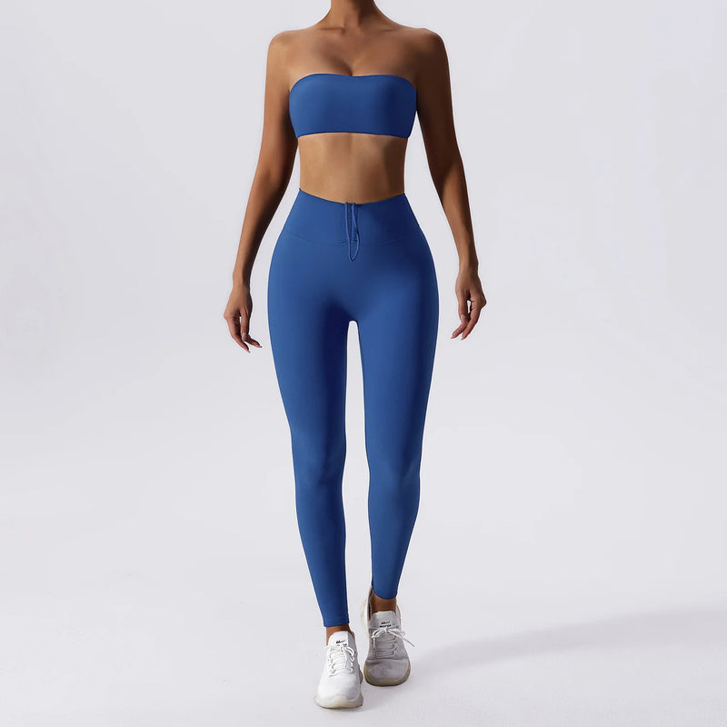 Conjunto Fitness Flare Harmony cintura alta