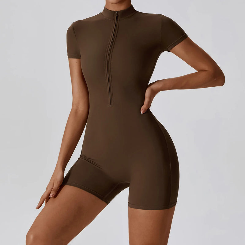 Macacão Fitness Elegance - Zíper