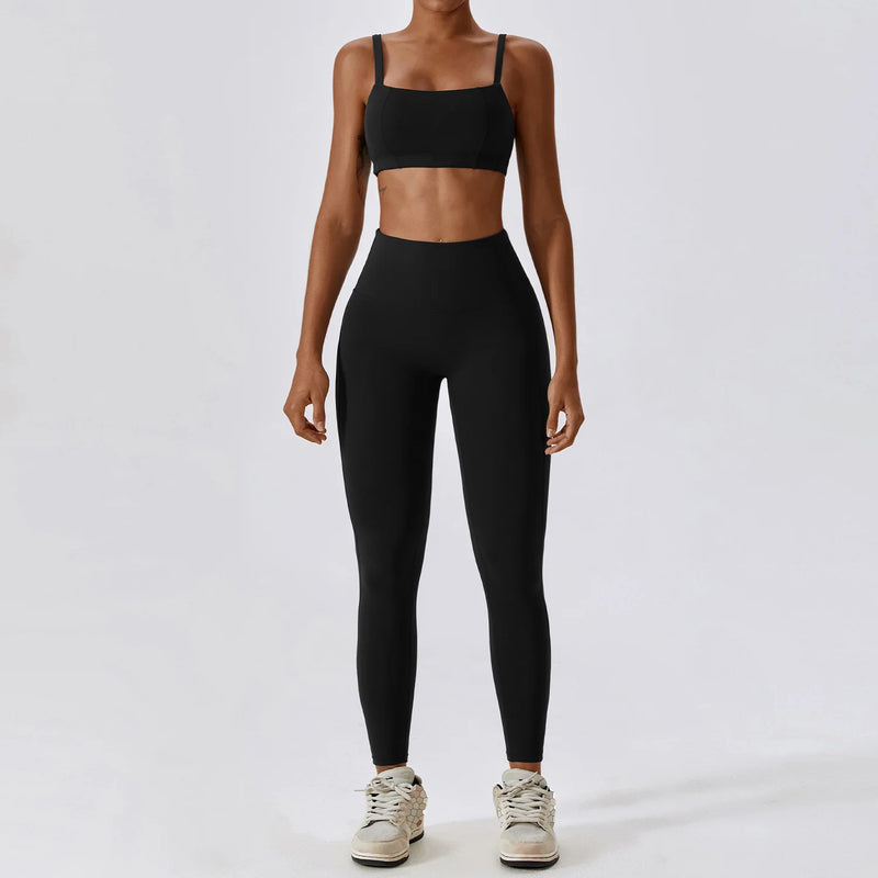 Conjunto Fitness Elegance - Top + Legging