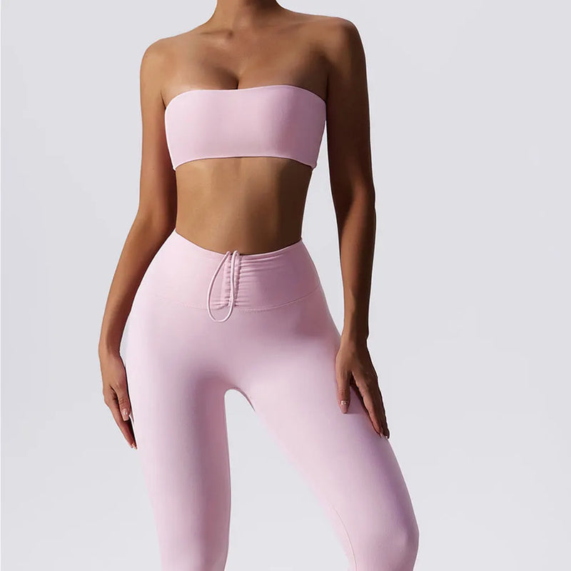 Conjunto Fitness Flare Harmony cintura alta