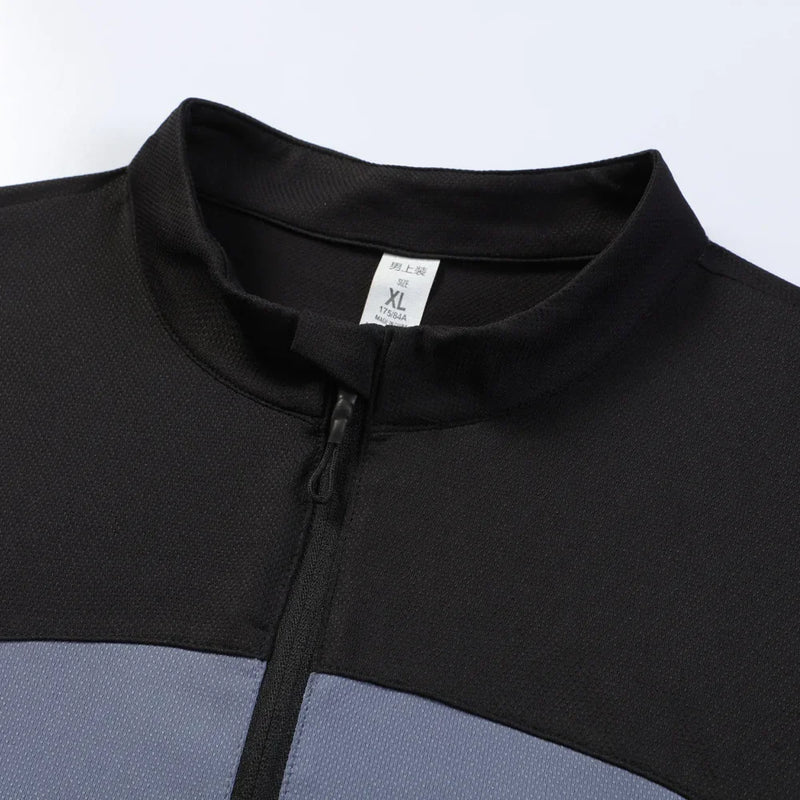 Camisa de Compressão Jersey Jogging - Polo Zíper