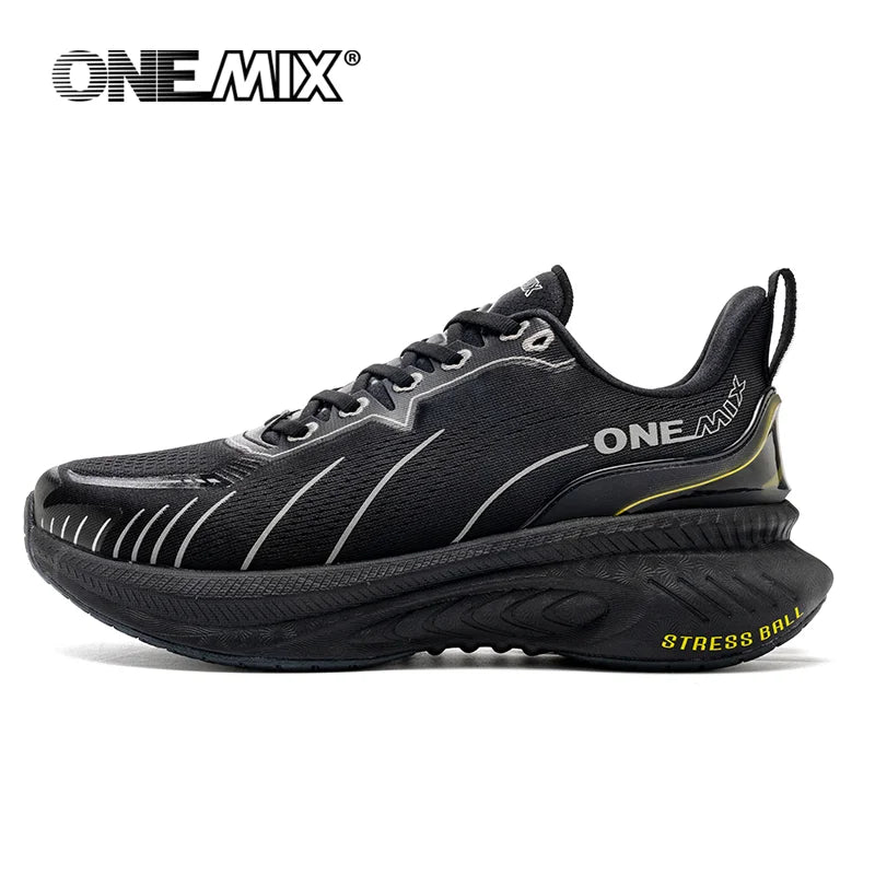 Tênis Esportivo ONEMIX Bumper Elite 3.0 com Placa de Carbono e com Solados Antiderrapantes