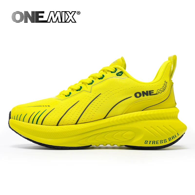 Tênis Esportivo ONEMIX Bumper Elite 3.0 com Placa de Carbono e com Solados Antiderrapantes