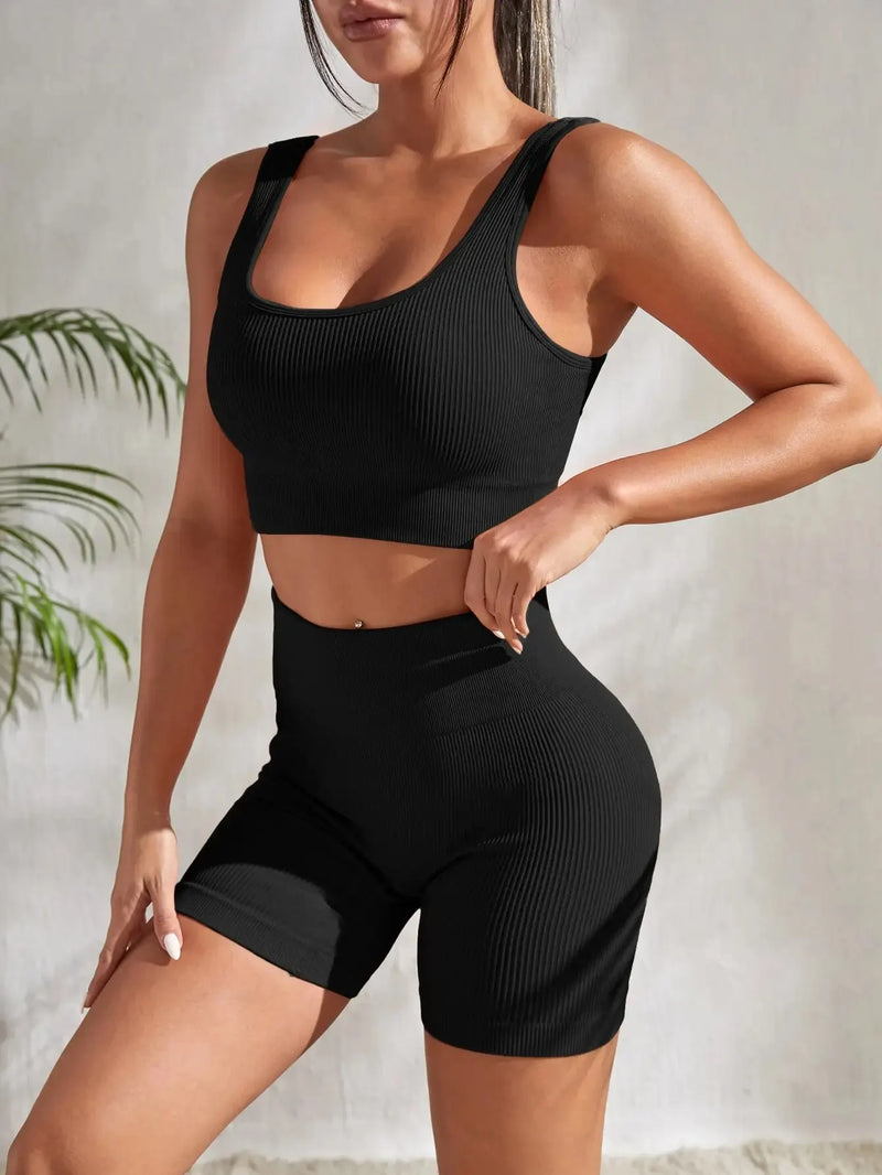Conjunto Esportivo FitBella - Top + Short